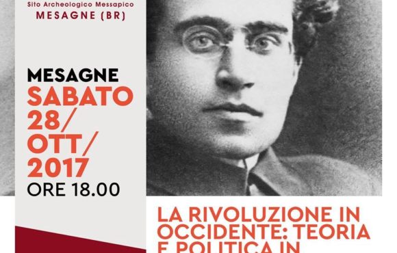 Prosegue la Programmazione Autunnale dell’Associazione Di Vittorio: Sabato 28 Ottobre incontro su ANTONIO GRAMSCI