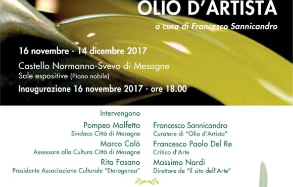 La Mostra itinerante “Olio d’Artista” al Castello di Mesagne