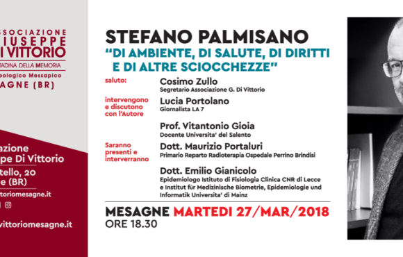 Sulla presentazione del libro di Stefano Palmisano a Mesagne