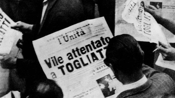 14-15-16 luglio 1948 – Settanta anni fa…    Tra la vittoria di Gino Bartali, l’attentato a Palmiro Togliatti e la ”rottura”   della CGIL di Cosimo Zullo