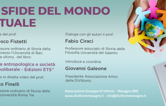 LE SFIDE DEL MONDO ATTUALE. Venerdì 1 dicembre primo incontro con il prof. Francesco Fistetti